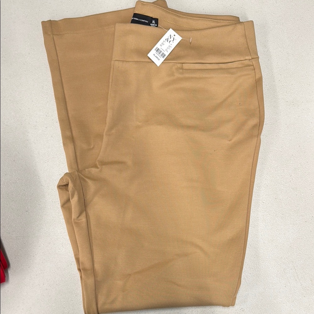 NWT New York & Company NY&C XL tan pant